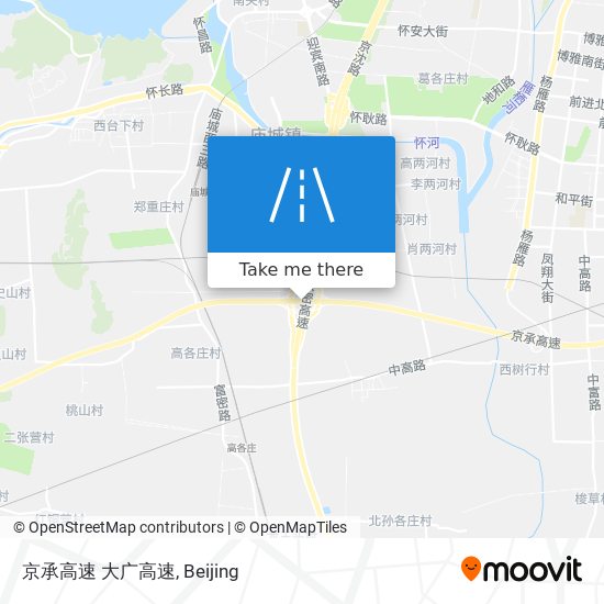 京承高速 大广高速 map