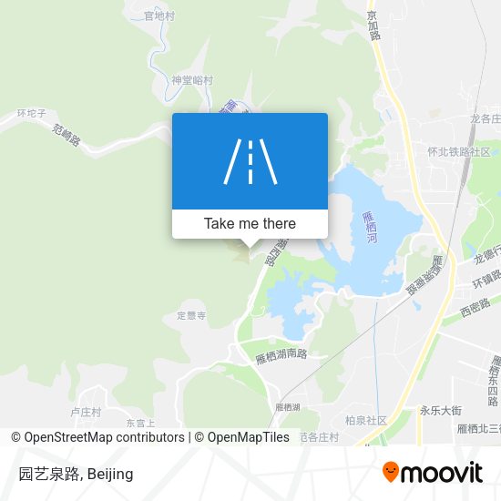 园艺泉路 map
