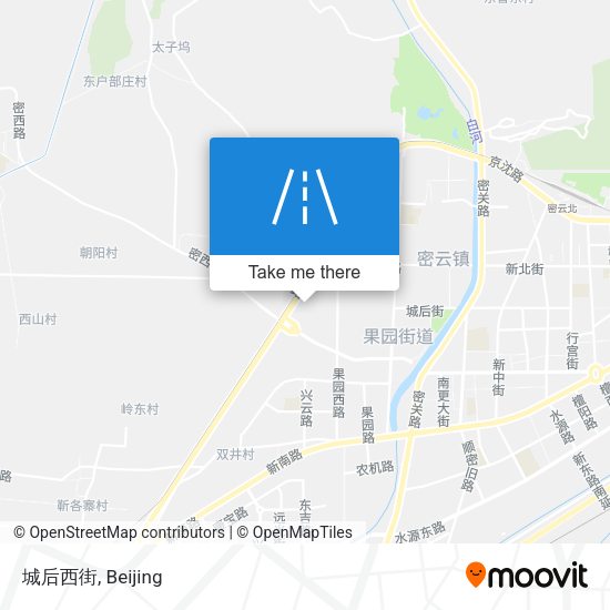 城后西街 map