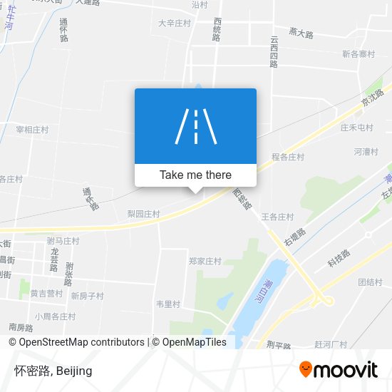 怀密路 map