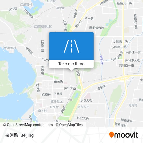泉河路 map
