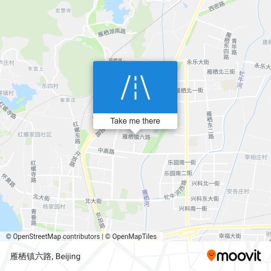 雁栖镇六路 map