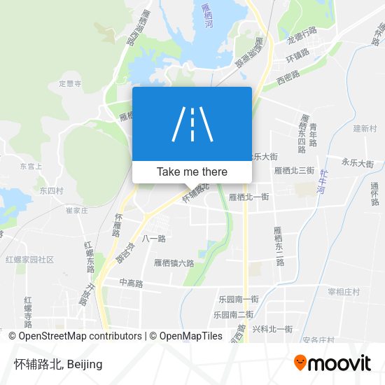 怀辅路北 map
