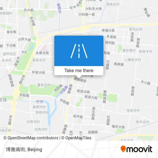 博雅南街 map