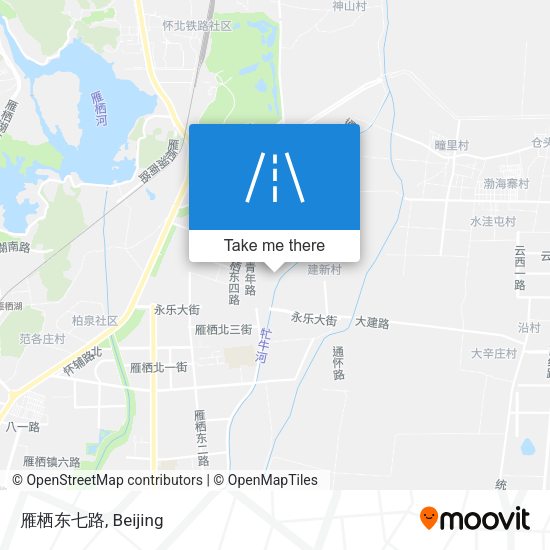 雁栖东七路 map
