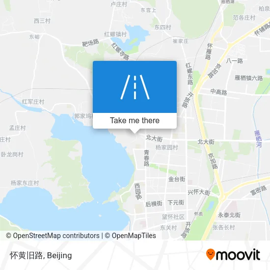 怀黄旧路 map