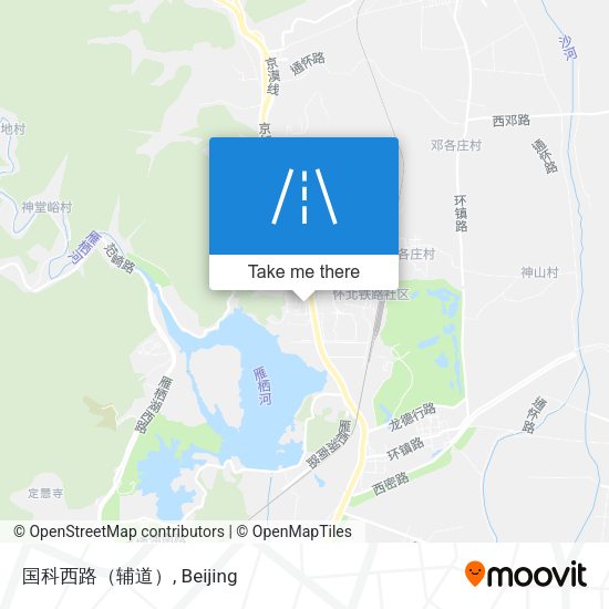 国科西路（辅道） map