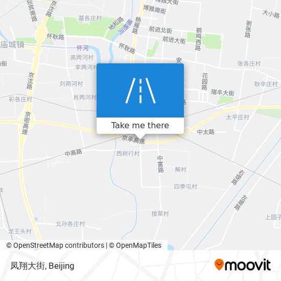 凤翔大街 map
