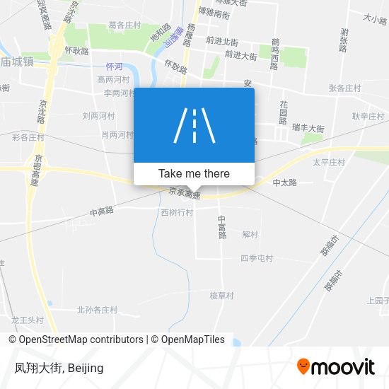 凤翔大街 map