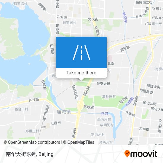 南华大街东延 map