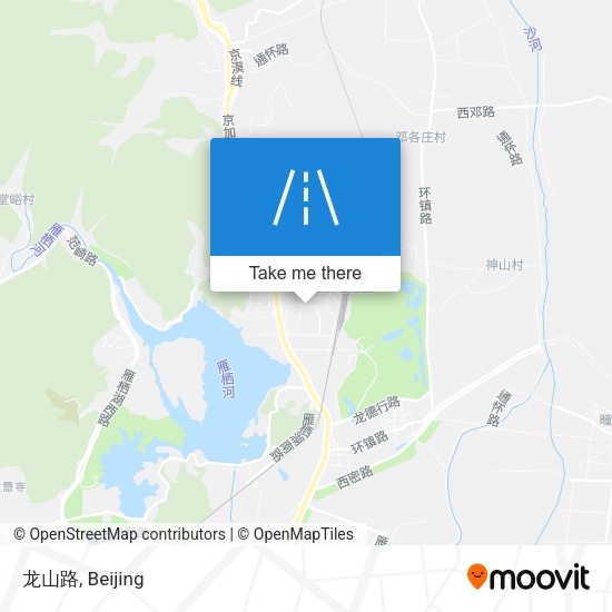 龙山路 map