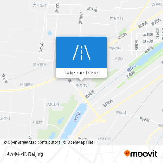 规划中街 map