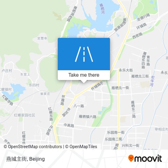 燕城主街 map