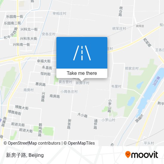新房子路 map