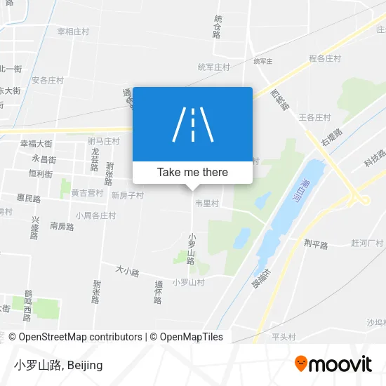 小罗山路 map