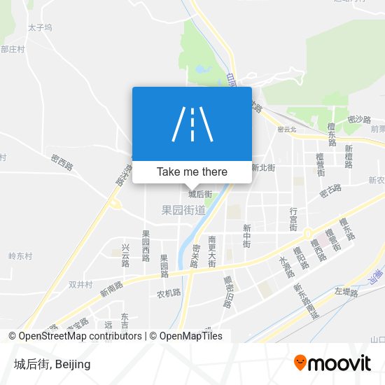 城后街 map