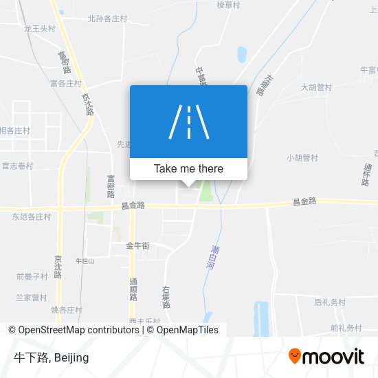 牛下路 map