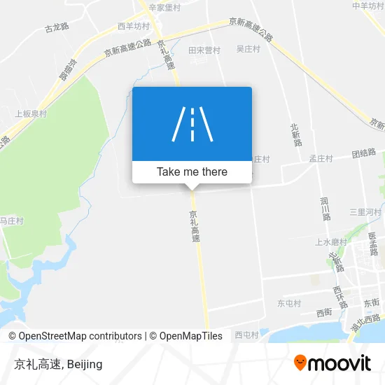 京礼高速 map