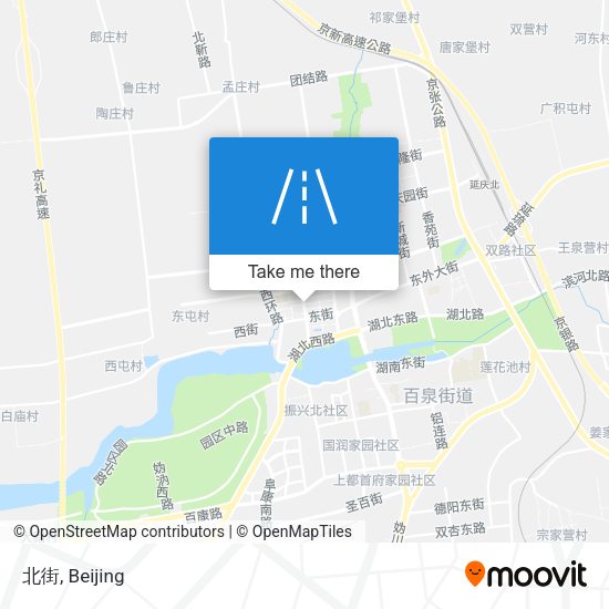 北街 map