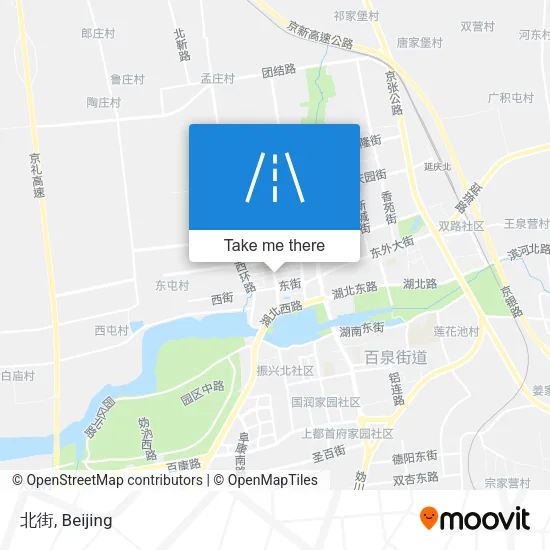 北街 map