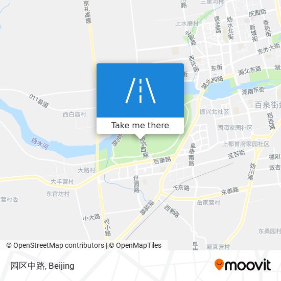 园区中路 map