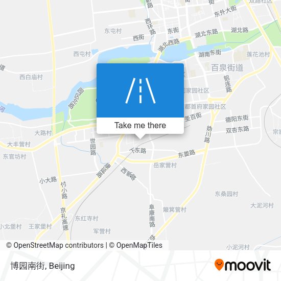 博园南街 map