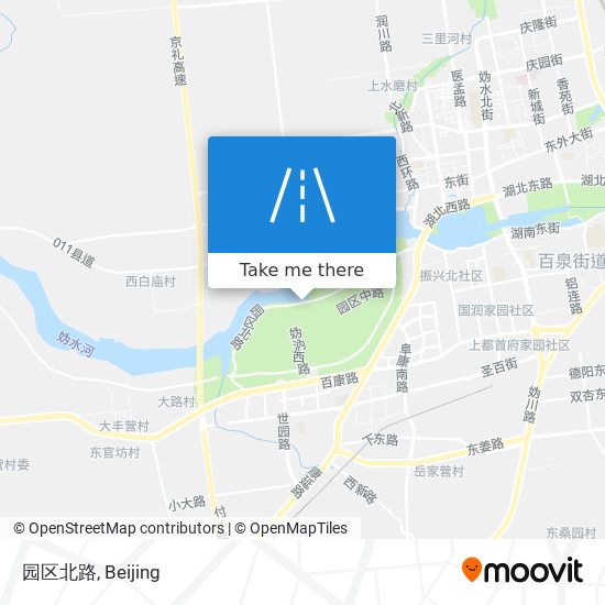 园区北路 map