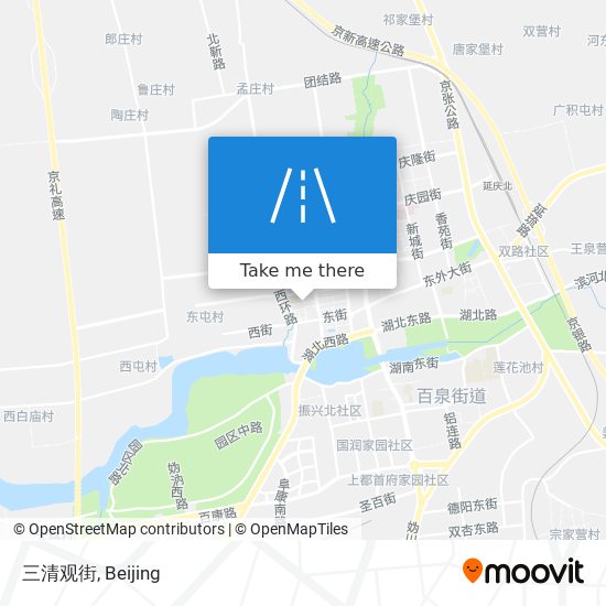 三清观街 map