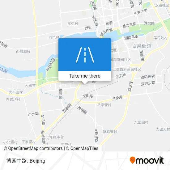博园中路 map