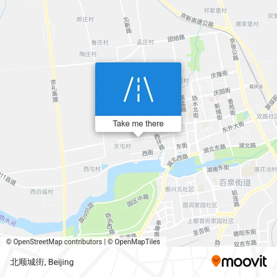 北顺城街 map