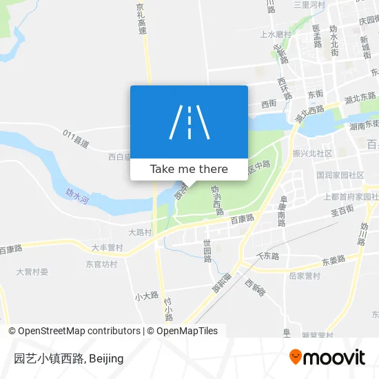 园艺小镇西路 map