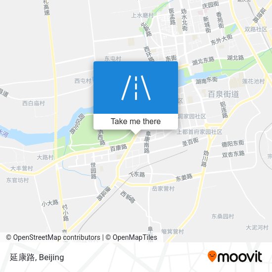 延康路 map