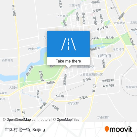 世园村北一街 map