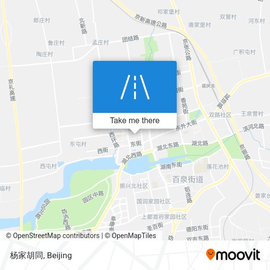杨家胡同 map