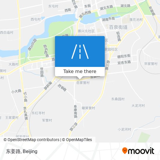 东姜路 map