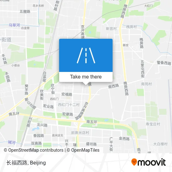 长福西路 map