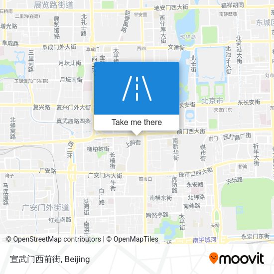 宣武门西前街 map