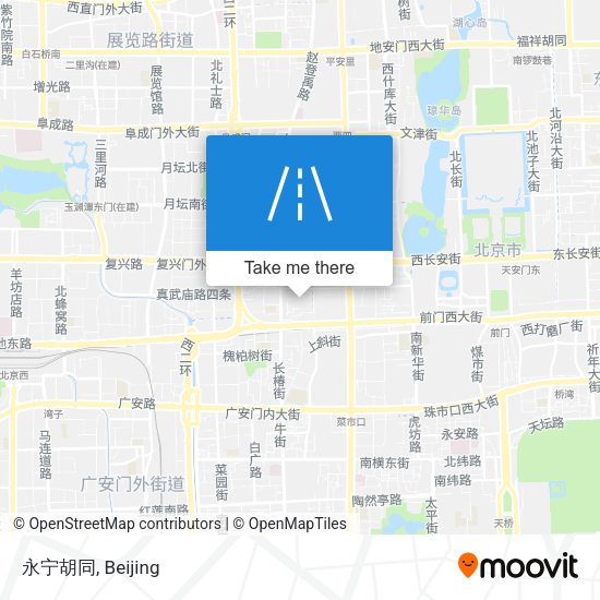 永宁胡同 map