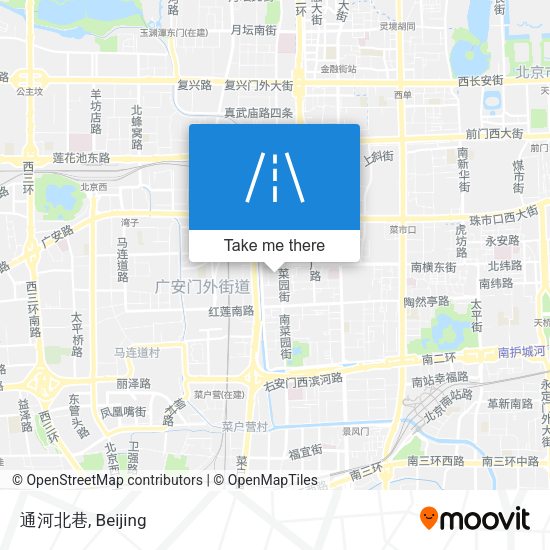 通河北巷 map