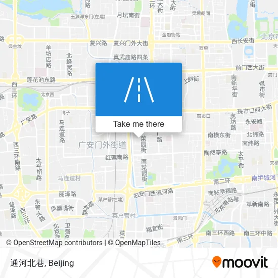通河北巷 map