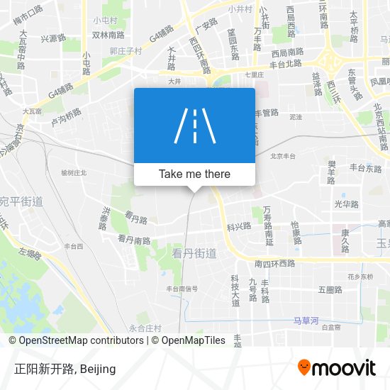 正阳新开路 map