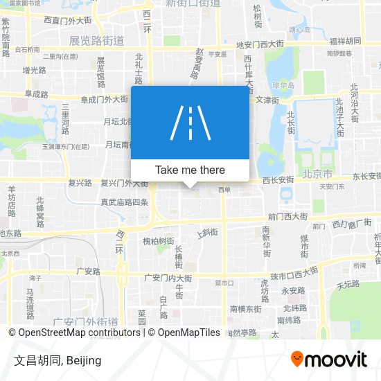 文昌胡同 map