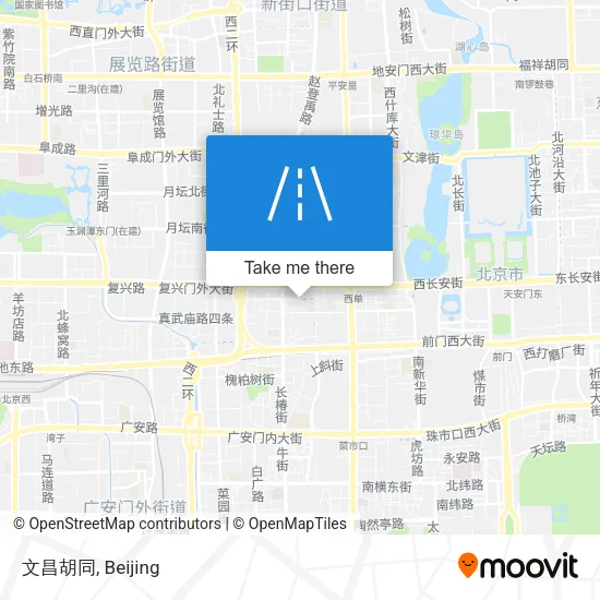 文昌胡同 map
