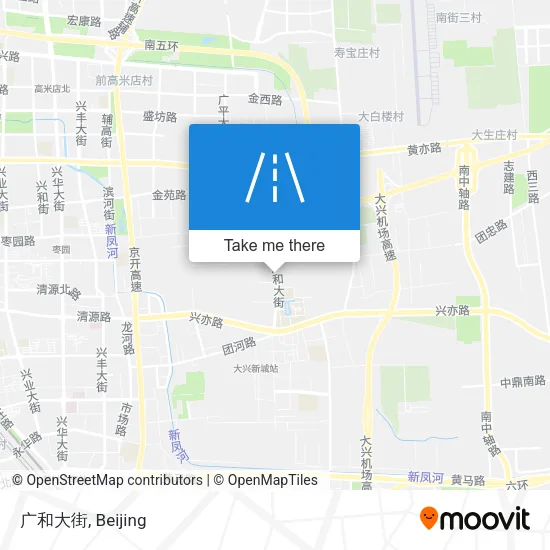 广和大街 map