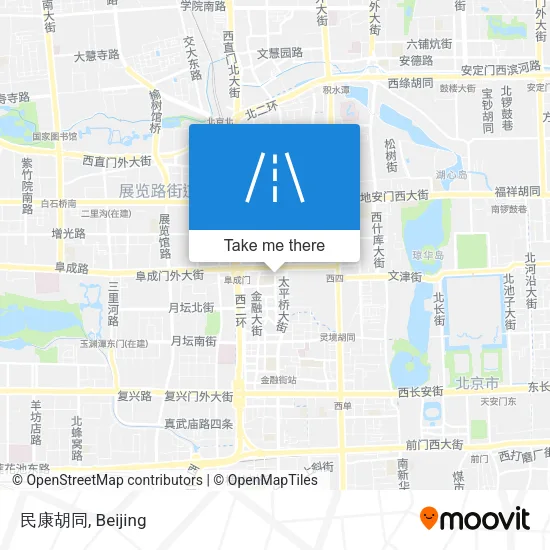 民康胡同 map