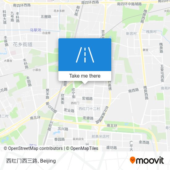 西红门西三路 map