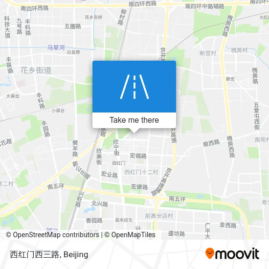 西红门西三路 map