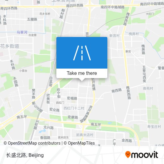 长盛北路 map