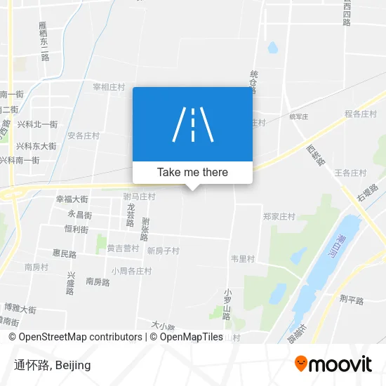 通怀路 map