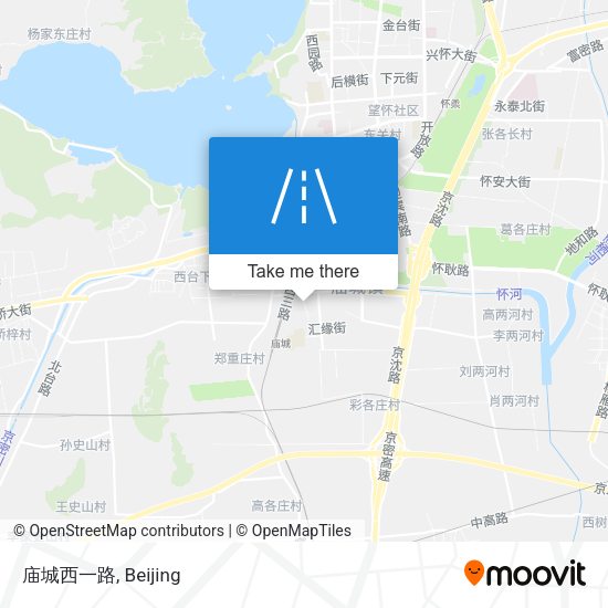 庙城西一路 map